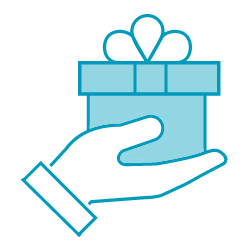 Gifts in kind icon