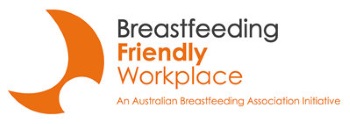 Logo for Breastfeeding friendly workplace association initiative