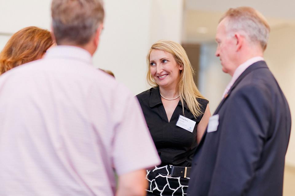 Inga Networking at a function