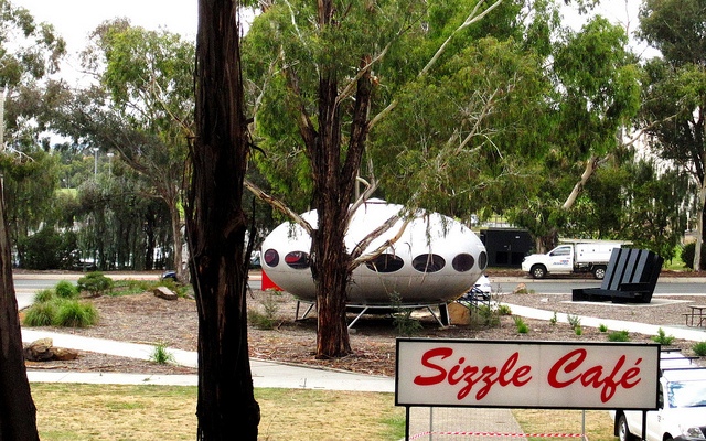 Futuro located outside building 10