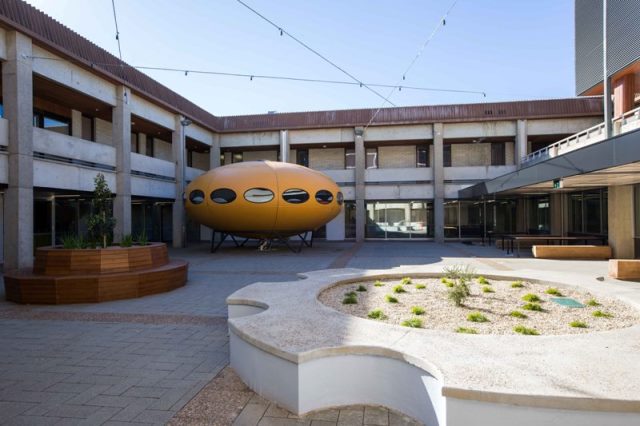 Futuro located in it new home in building 5