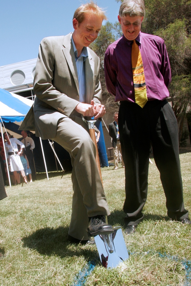 Simon Corbell sod turn