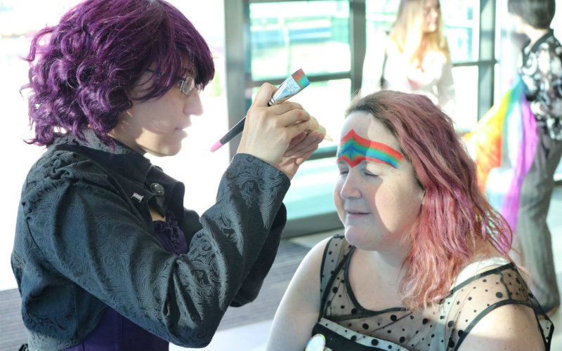 Astrid at UC Pride Ball