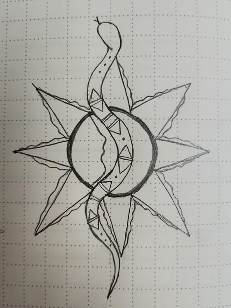 Artwork helps Lily connect to her culture