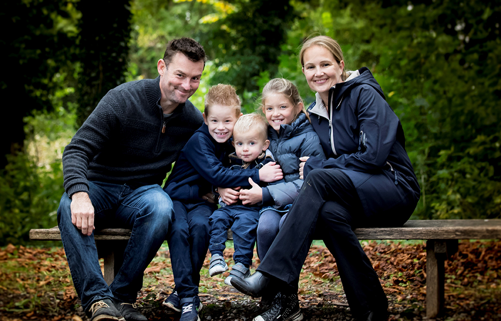Photo of Dom Maher and his family